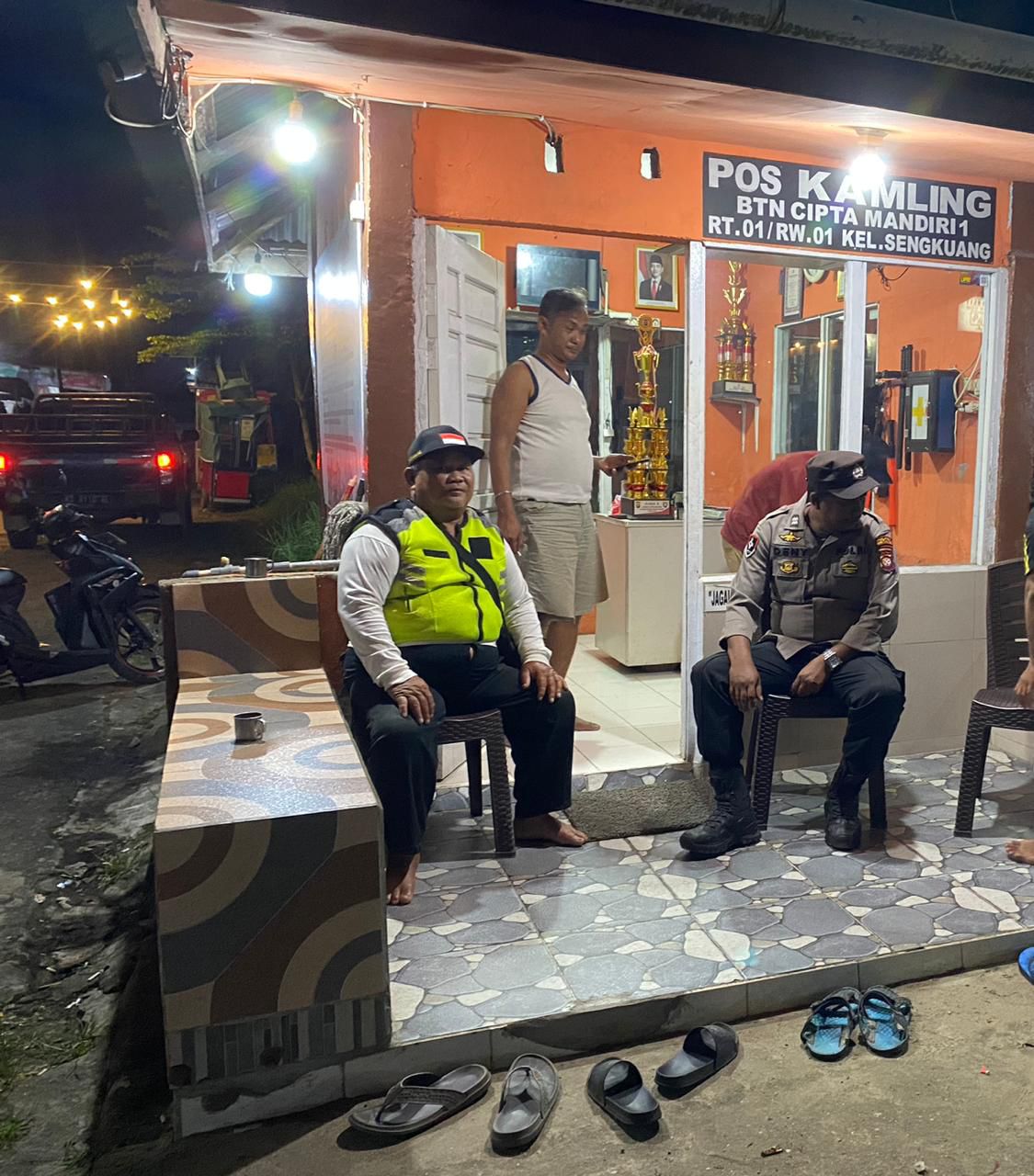 Jaga Harkamtibmas, Polsek Sintang Kota Patroli Malam Hari