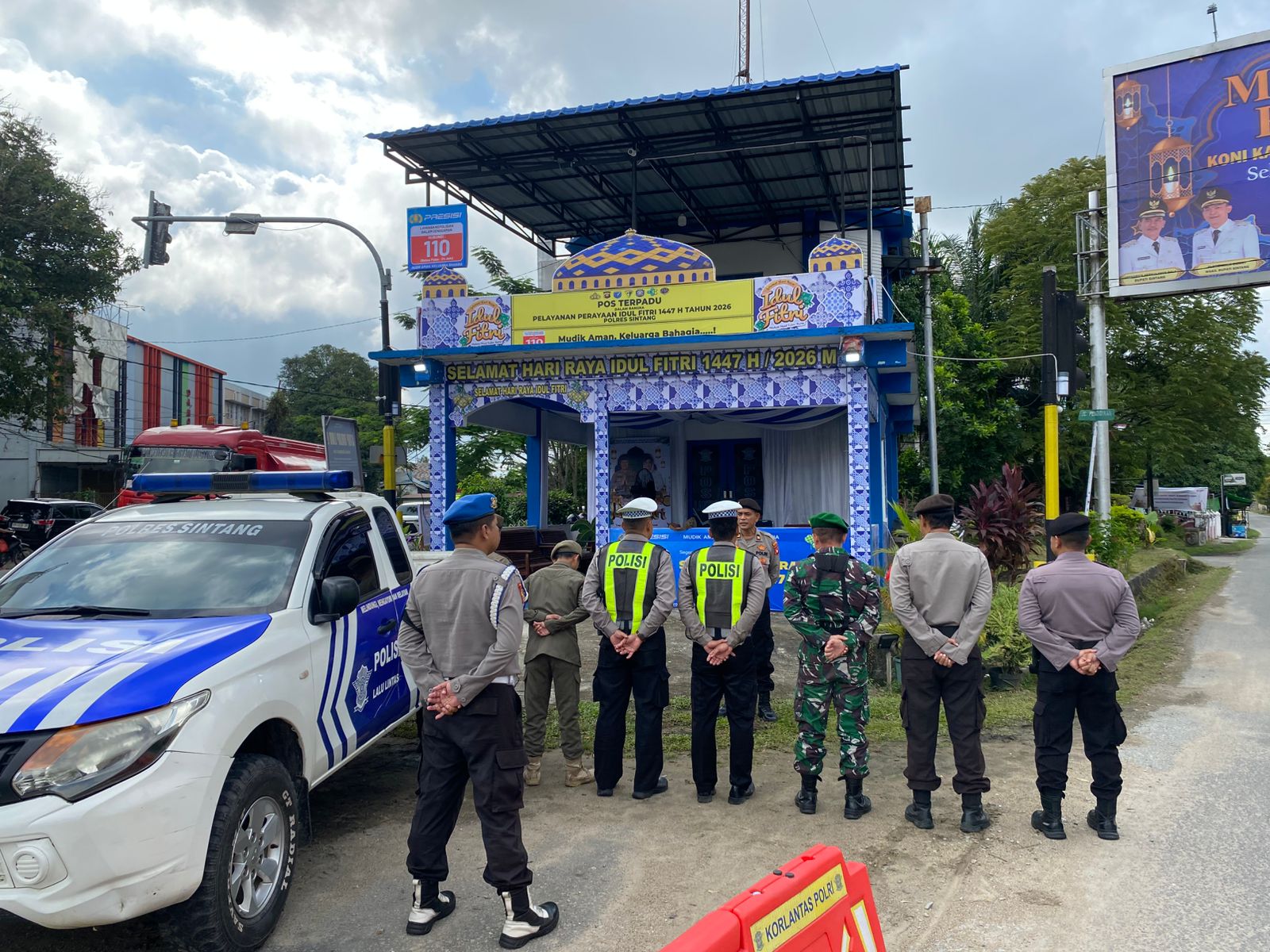 *Polres Sintang Siapkan 5 Pos Pengamanan dan Pelayanan dalam Operasi Ketupat Kapuas 2026*