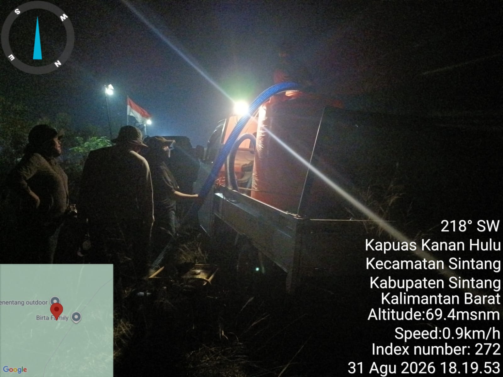 Tim Gabungan Padamkan Karhutla di Lahan Gambut Balai Agung