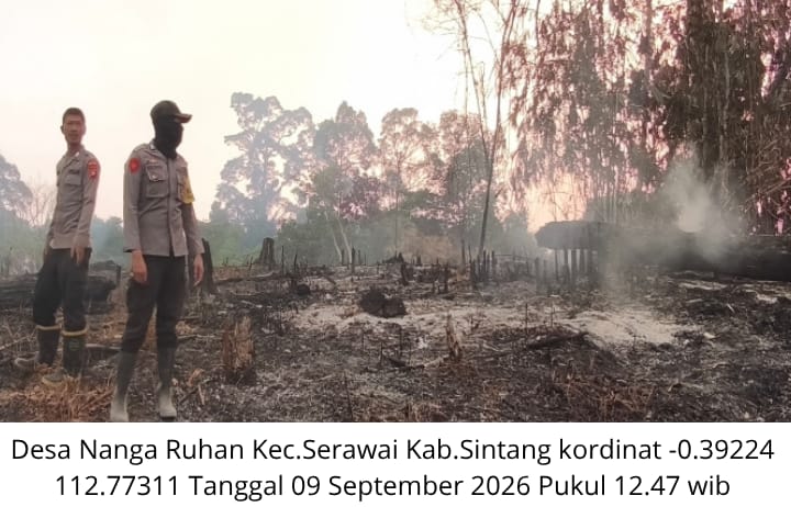 Personel Verifikasi 9 Titik Hotspot di Kecamatan Serawai