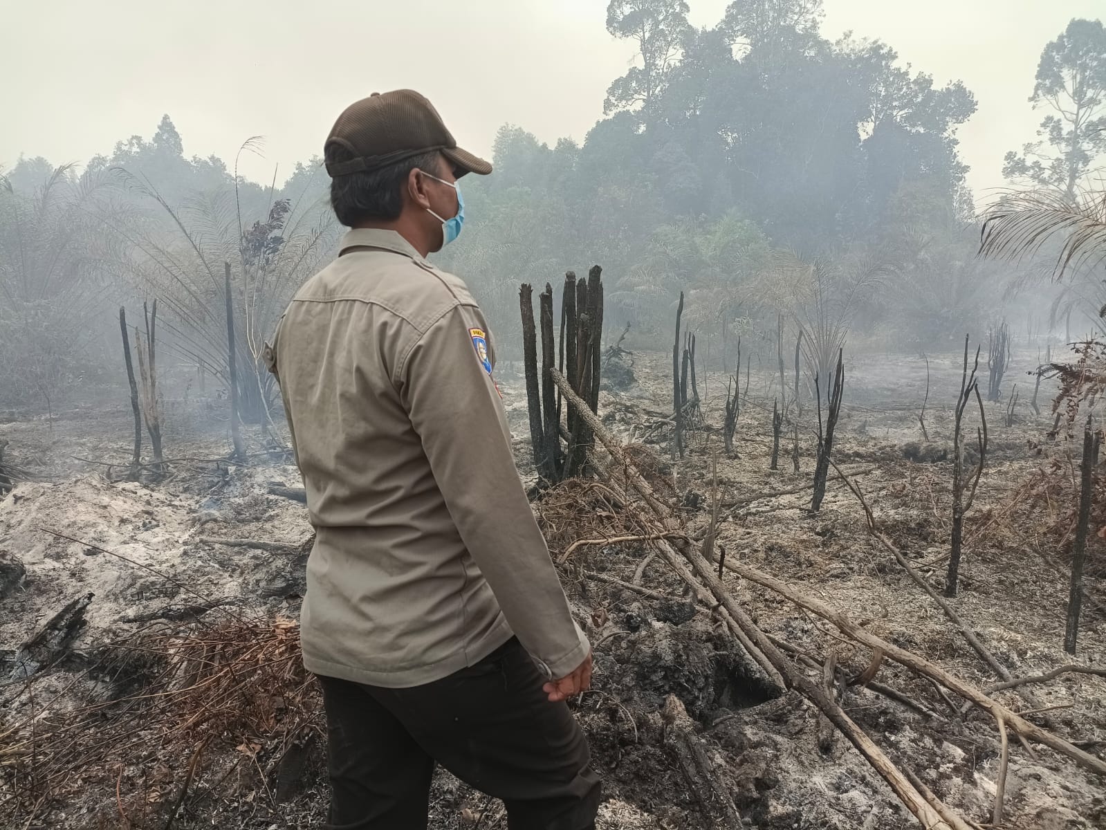 Polsek Ketungau Hilir Verifikasi 1,9 Hektare Ditemukan Terbakar